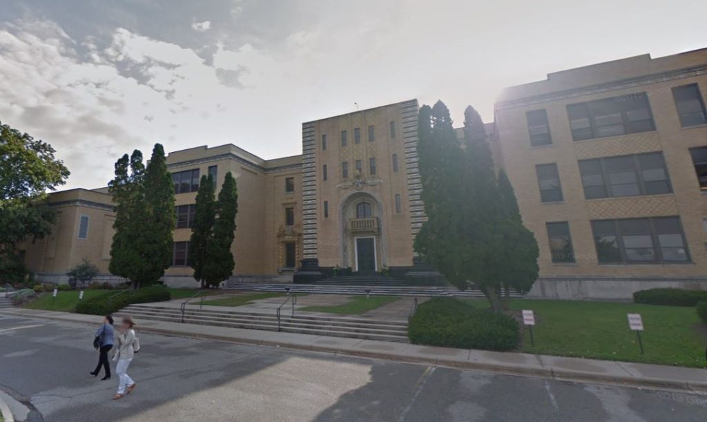 Edgewood High School on Monroe St in Madison. Used for MAS meetings in the 90s.