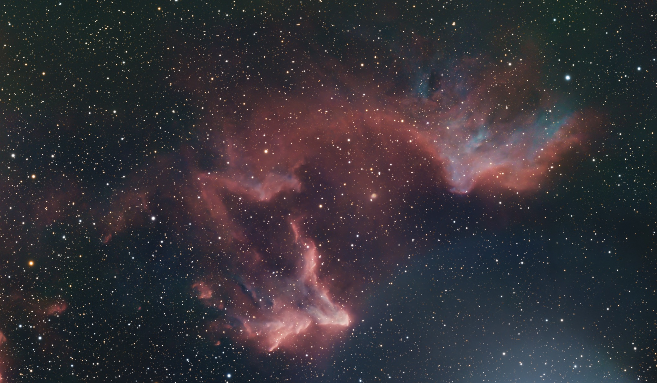 an enlargement of the nebula that is the subject of this piece.